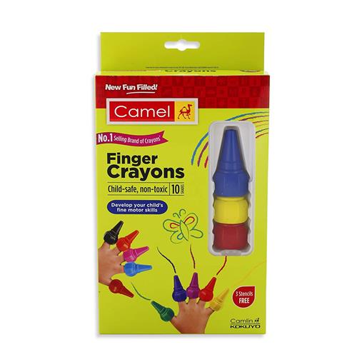 CAMLIN FINGER CRAYONS 10 SHADES